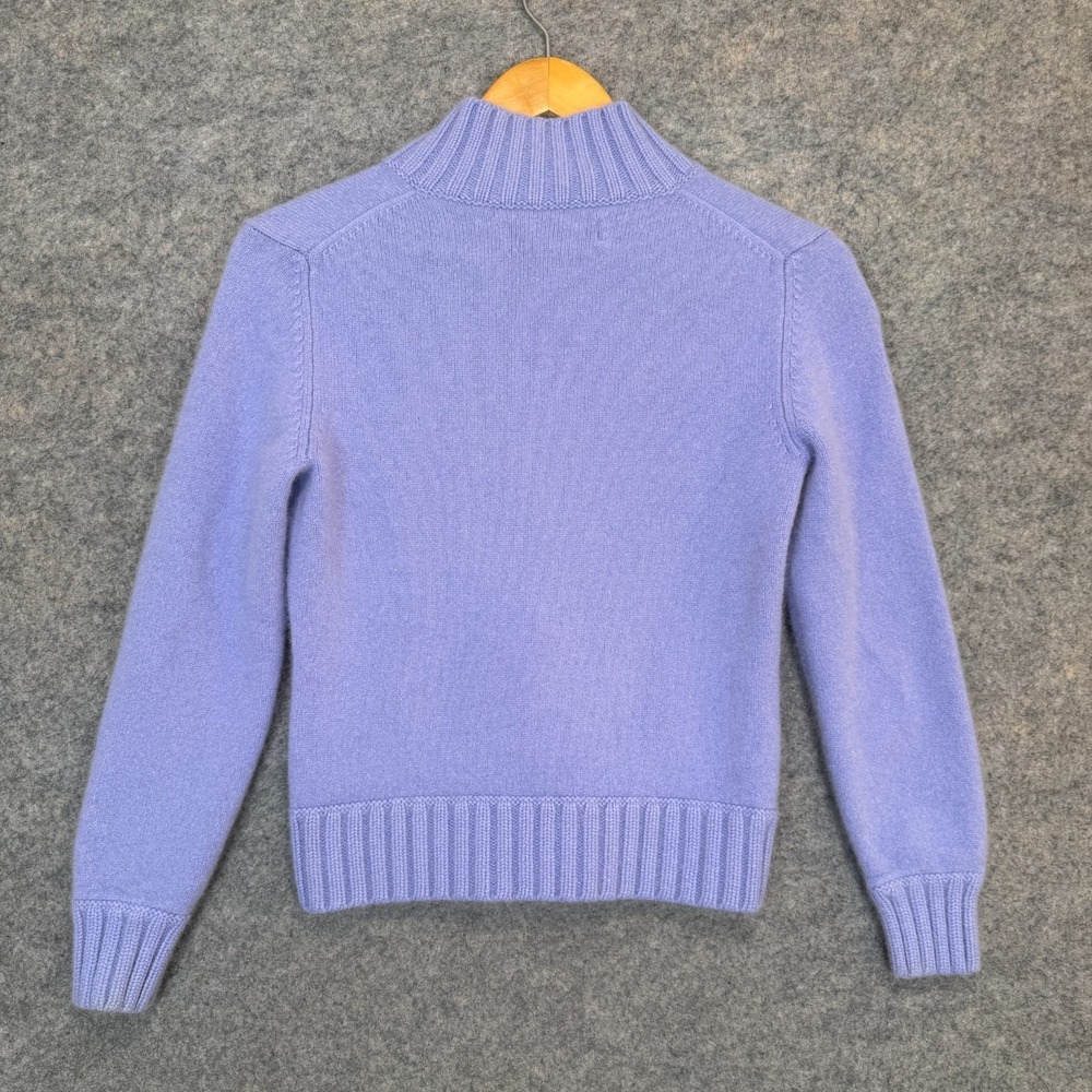 Collection Fiftynine Bloomingales 100% Cashmere Sweater Medium (runs small) Zip - Picture 8 of 8